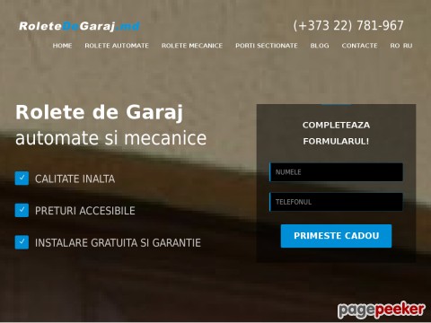 siteItem_details : Rolete Garaj - Porti Garaj in Moldova, Chisinau de la RoleteDeGaraj.md