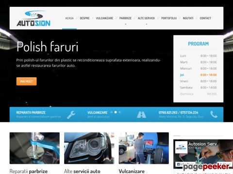 siteItem_details : Parbrize auto Targu Jiu - reparatii si inlocuiri, vulcanizare, polish faruri