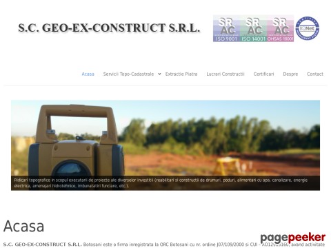 Extractie Piatra Sparta - SC. GEO-EX-CONSTRUCT S.R.L.