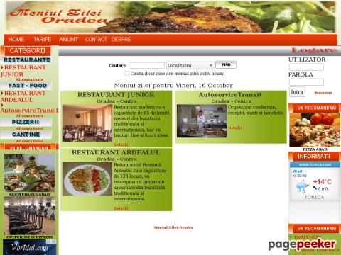 siteItem_details : Meniul Zilei Oradea