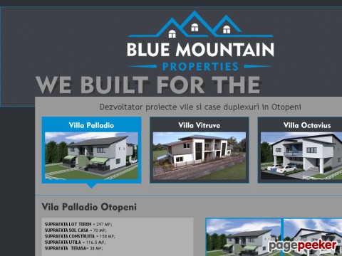 siteItem_details : Dezvoltator vile si case duplex Otopeni - Blue Mountain Properties